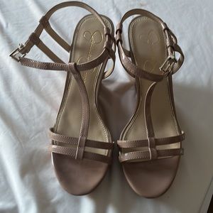 Jessica Simpson cork wedges